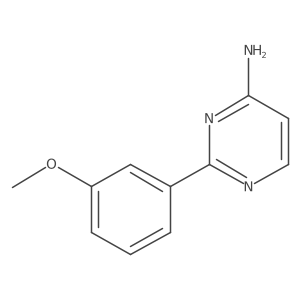 2-(3-Methoxyphenyl)pyrimidin-4-amine Structure