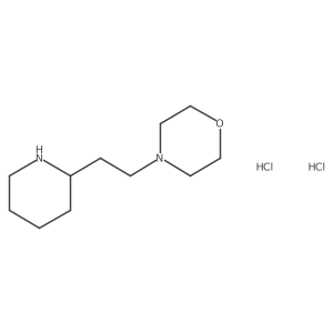 4-[2-(2-Piperidinyl)ethyl]morpholine dihydrochloride结构式