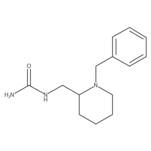 [(1-Benzylpiperidin-2-yl)methyl]urea Structure
