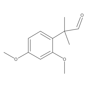 2-(2,4-Dimethoxyphenyl)-2-methylpropanal结构式