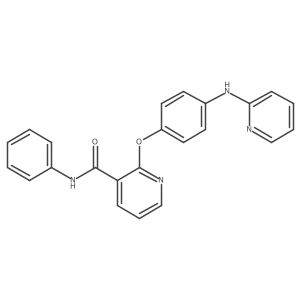 N-Phenyl-2-[4-(2-pyridinylamino)phenoxy]-3-pyridinecarboxamide结构式
