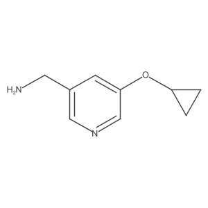 (5-Cyclopropoxypyridin-3-YL)methanamine Structure