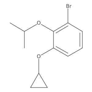 1-Bromo-3-cyclopropoxy-2-isopropoxybenzene Structure