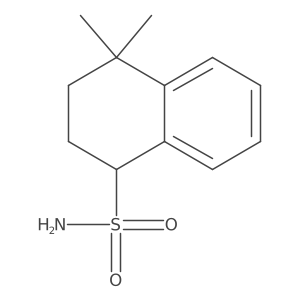 4,4-Dimethyl-1,2,3,4-tetrahydronaphthalene-1-sulfonamide Structure