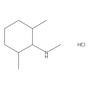 N,2,6-trimethylcyclohexan-1-amine hydrochloride结构式