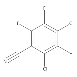 2,4-Dichloro-3,5,6-trifluorobenzonitrile Structure