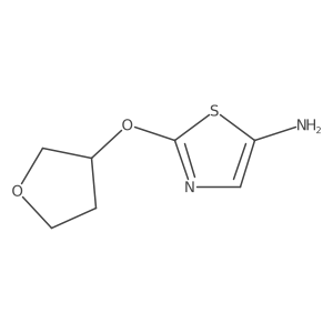 5-Amino-2-(tetrahydrofuran-3-yloxy)thiazole结构式