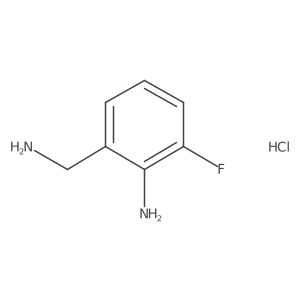 2-(Aminomethyl)-6-fluoroaniline hydrochloride Structure