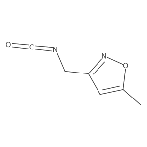 3-(Isocyanatomethyl)-5-methyl-1,2-oxazole结构式