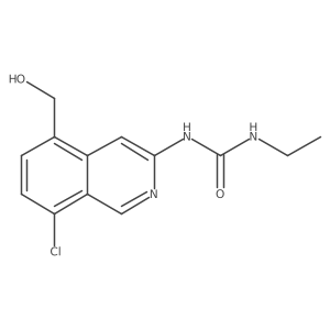 1-(8-Chloro-5-hydroxymethylisoquinolin-3-yl)-3-ethylurea Structure