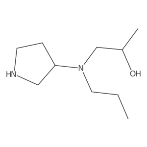 2-Propanol, 1-(propyl-3-pyrrolidinylamino)-结构式