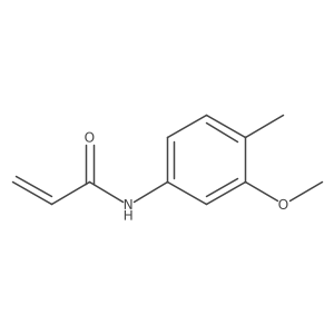 N-(3-methoxy-4-methylphenyl)prop-2-enamide Structure