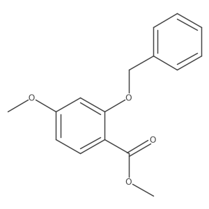 Methyl 4-methoxy-2-phenylmethoxybenzoate结构式