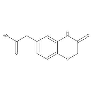 2-(3-oxo-3,4-dihydro-2H-1,4-benzothiazin-6-yl)acetic acid Structure