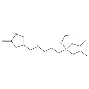 4-[3-(Triethoxysilyl)propoxymethyl]-1,3-dioxolan-2-one结构式