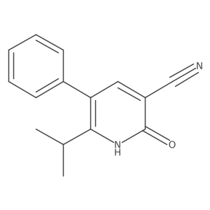 2-Hydroxy-6-isopropyl-5-phenylnicotinonitrile结构式