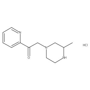 2-(3-Methylpiperazin-1-yl)-1-(pyridin-2-yl)ethanone hydrochloride结构式