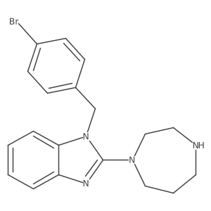 1-(4-bromobenzyl)-2-(1,4-diazepan-1-yl)-1H-benzo[d]imidazole Structure