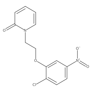 1-[2-(2-Chloro-5-nitrophenoxy)ethyl]pyridin-2-one Structure