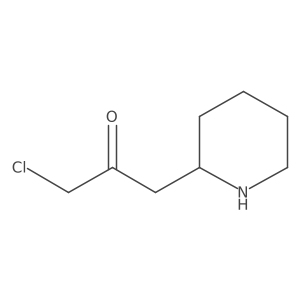 1-Chloro-3-(piperidin-2-yl)propan-2-one结构式