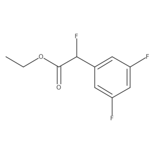 Ethyl 2-(3,5-difluorophenyl)-2-fluoroacetate结构式