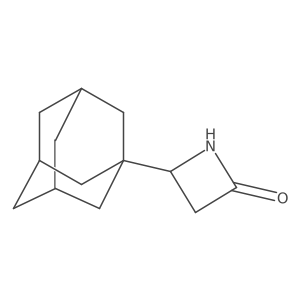 4-(Adamantan-1-yl)azetidin-2-one结构式