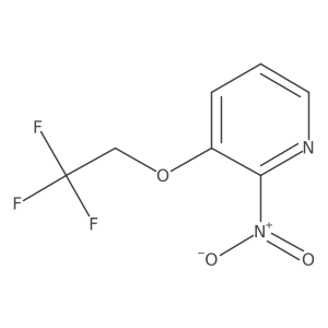 2-Nitro-3-(2,2,2-trifluoroethoxy)pyridine结构式