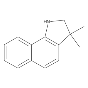 3,3-dimethyl-1H,2H,3H-benzo[g]indole结构式