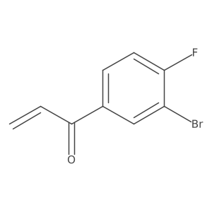 1-(3-Bromo-4-fluorophenyl)prop-2-en-1-one结构式