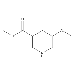 Methyl 5-(dimethylamino)piperidine-3-carboxylate Structure