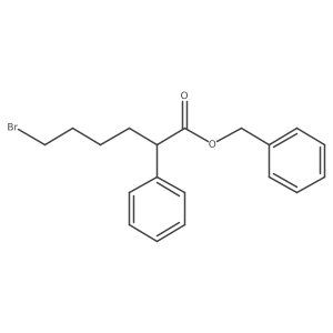 Phenylmethyl I+/--(4-bromobutyl)benzeneacetate Structure