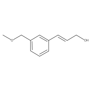 3-(3-(Methoxymethyl)phenyl)prop-2-en-1-ol结构式