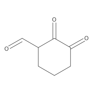 2,3-Dioxocyclohexane-1-carbaldehyde结构式