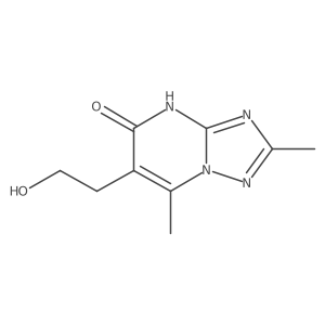 6-(2-hydroxyethyl)-2,7-dimethyl-4H,5H-[1,2,4]triazolo[1,5-a]pyrimidin-5-one Structure