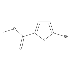 Methyl 5-sulfanylthiophene-2-carboxylate结构式
