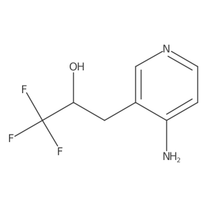 (2S)-3-(4-aminopyridin-3-yl)-1,1,1-trifluoropropan-2-ol Structure