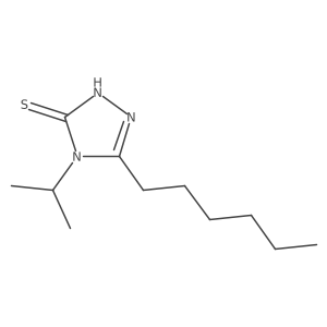 5-hexyl-4-(propan-2-yl)-4H-1,2,4-triazole-3-thiol Structure