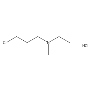 3-chloro-N-ethyl-N-methyl-propan-1-amine;hydrochloride Structure