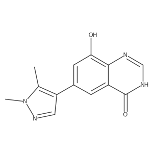 6-(1,5-Dimethyl-1H-pyrazol-4-yl)-8-hydroxy-4(3H)-quinazolinone Structure