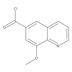 8-Methoxyquinoline-6-carbonyl chloride结构式