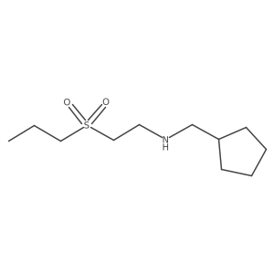 Cyclopentanemethanamine, N-[2-(propylsulfonyl)ethyl]- Structure