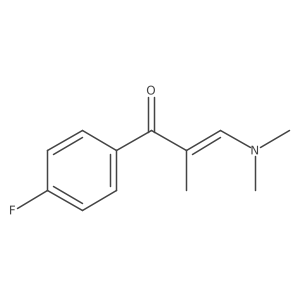3-(Dimethylamino)-1-(4-fluorophenyl)-2-methylprop-2-en-1-one结构式