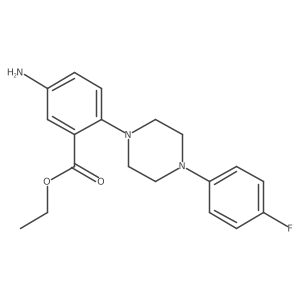 Ethyl 5-amino-2-(4-(4-fluorophenyl)piperazin-1-yl)benzoate Structure