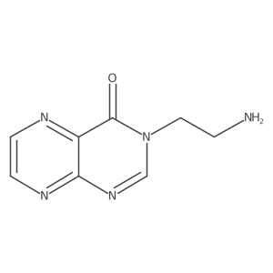 3-(2-Aminoethyl)pteridin-4(3H)-one Structure