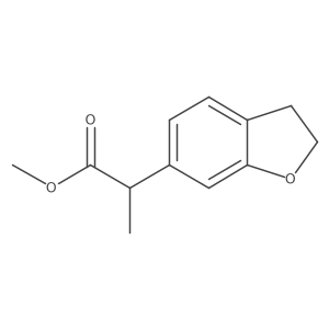 Methyl 2-(2,3-dihydro-1-benzofuran-6-yl)propanoate Structure