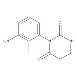 3-(3-Amino-2-methylphenyl)-1,3-diazinane-2,4-dione Structure