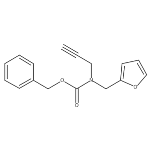 benzyl N-[(furan-2-yl)methyl]-N-(prop-2-yn-1-yl)carbamate结构式