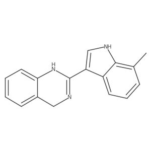 2-(7-methyl-1H-indol-3-yl)-3,4-dihydroquinazoline Structure