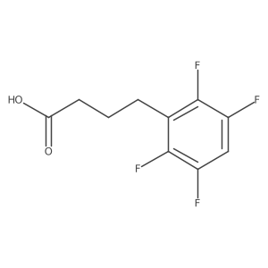 4-(2,3,5,6-Tetrafluorophenyl)butanoic acid结构式
