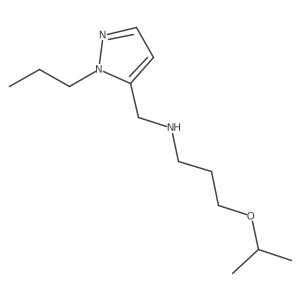 [3-(propan-2-yloxy)propyl][(1-propyl-1H-pyrazol-5-yl)methyl]amine结构式